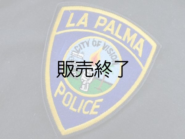 画像1: ラパルマ市警察実物ショルダーパッチ (1)