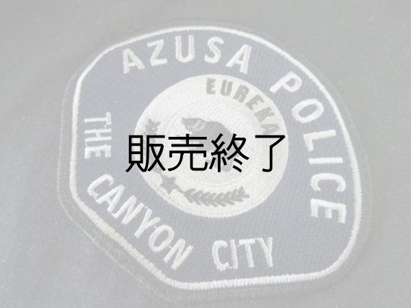 画像1: アズサ市警察実物ショルダーパッチ (1)