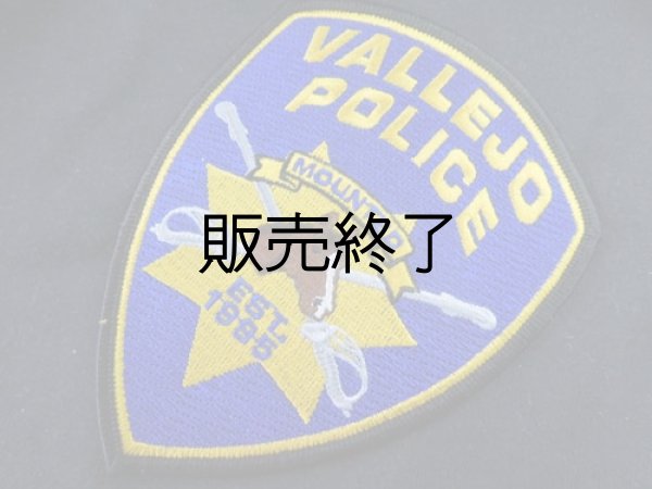 画像1: バレーホ市警察実物ショルダーパッチ　マウウンテン (1)