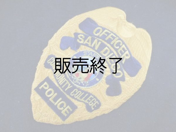 画像1: サンディエゴ市警察実物バッジパッチ (1)