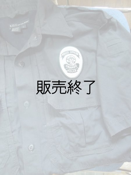 画像1: オレンジ市警察オフィシャルシャツ　中古良品 (1)