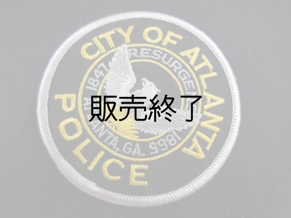 画像1: アトランタ市警察実物ショルダーパッチ (1)