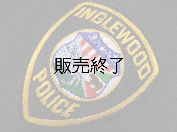 画像1: イングルウッド市警察実物ショルダーパッチ (1)