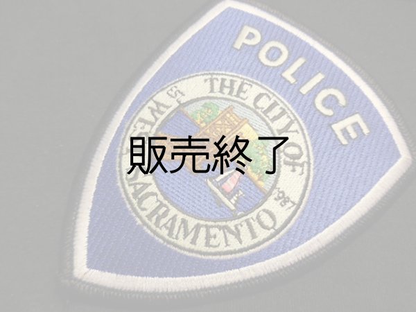 画像1: ウェストサクラメント市警察カリフォルニア実物パッチ (1)