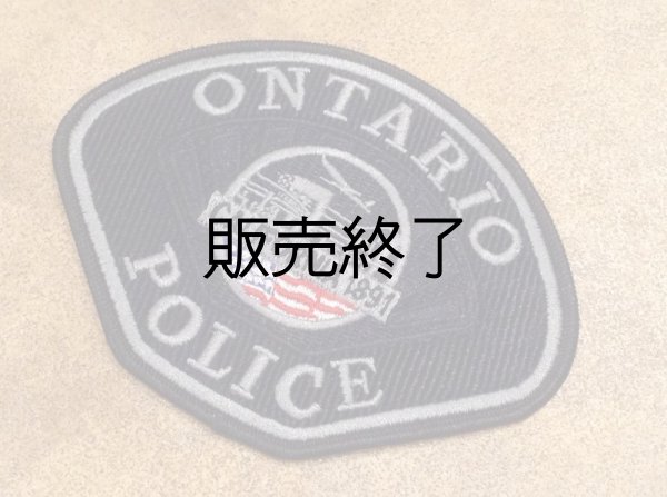 画像1: オンタリオ市警察カリフォルニアショルダーパッチ (1)