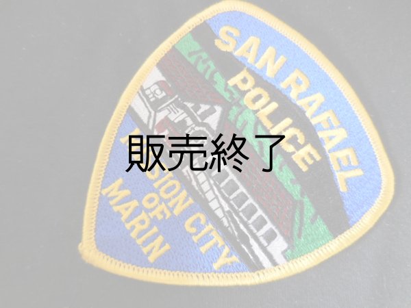 画像1: サンラファエル市警察カリフォルニアショルダーパッチ (1)