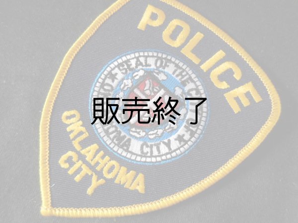 画像1: オクラホマ市警察実物ショルダーパッチ (1)