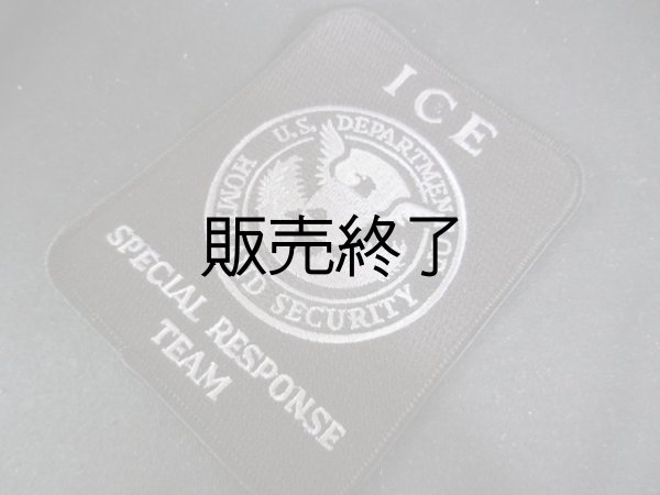 画像1: US　ICE（米国入国・税関捜査官）スペシャルレスポンスチーム（ＳＷＡＴ）実物パッチ２ (1)