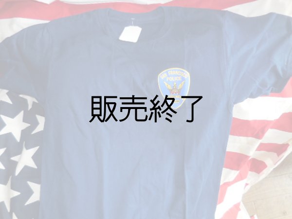 画像1: サンフランシスコ市警察オフィシャルＴシャツパッチデザインタイプ日本人Ｍ (1)