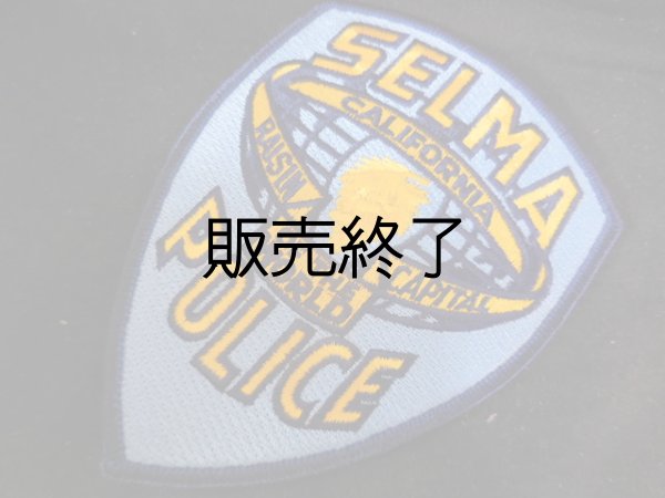 画像1: セルマ市警察カリフォルニア実物ショルダーパッチ (1)