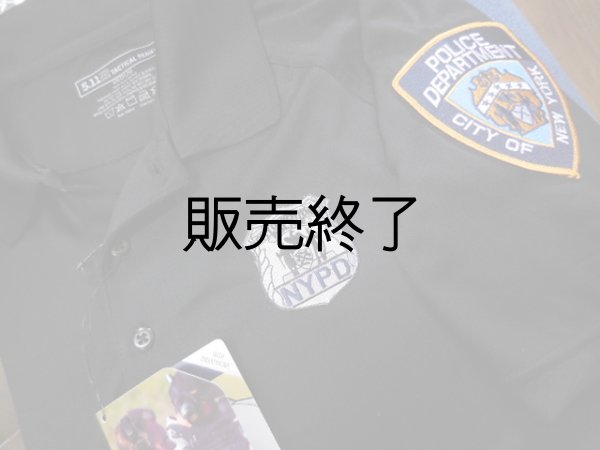画像1: ニューヨーク市警察実物5.11ポロユニフォーム日本人Ｌ (1)