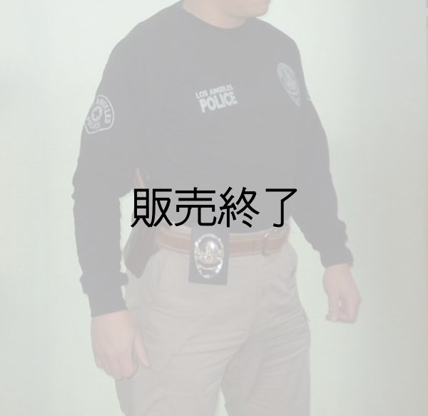 画像1: ロサンゼルス市警察実物オフィシャルレイドシャツ（長袖）日本人ＸＬ (1)