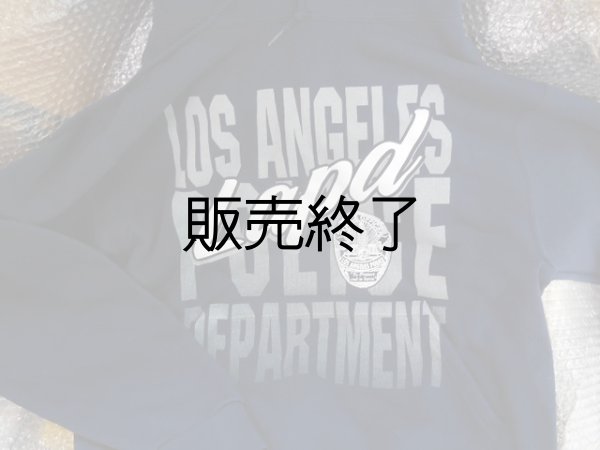 画像1: ロサンゼルス市警察オフィシャルフード付きパーカー　日本人Ｌ (1)