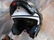 画像1: ロサンゼルス市警察実物フリップアップ白バイヘルメットXLサイズレストアベース (1)