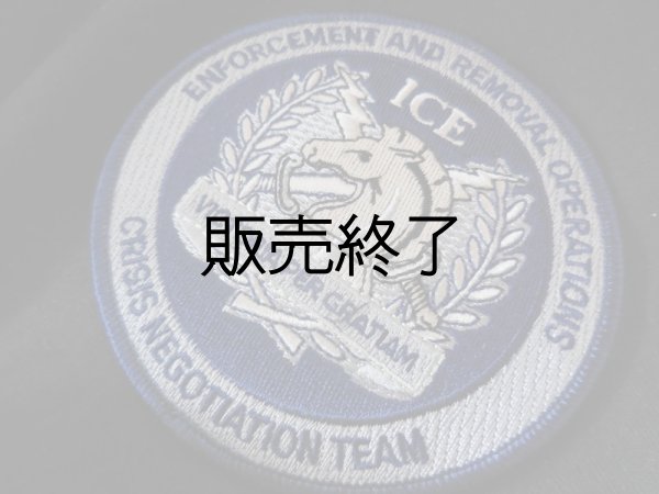 画像1:  US　ICE（米国入国・税関捜査官）ネゴシエーションチーム　ネイビー (1)