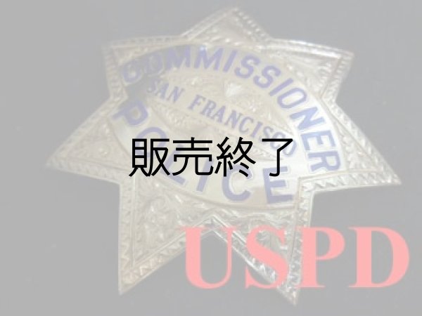 画像1: サンフランシスコ市警察実物バッジ　コミッショナー (1)