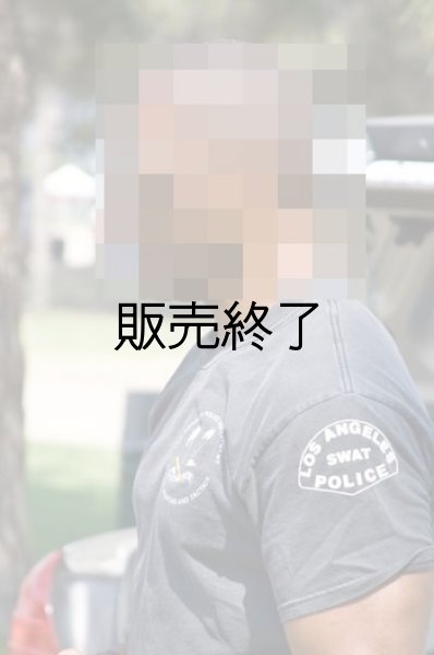 画像1: ロサンゼルス市警察ＳＷＡＴ半袖Tシャツ　日本人L (1)