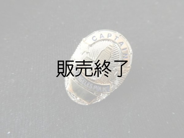 画像1: ロサンゼルス市警察バッジピン　キャプテン (1)