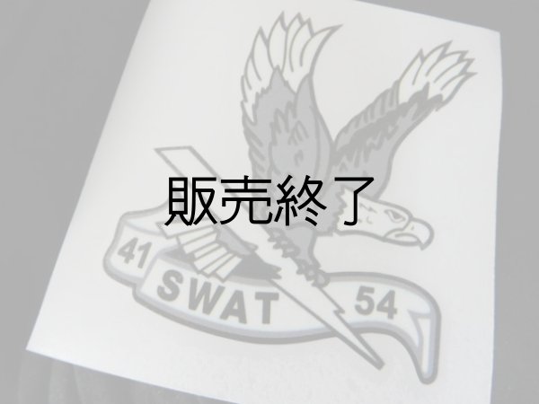 画像1: ロサンゼルス市警察SWAT実物スクワッドステッカー (1)