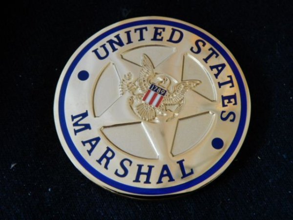 画像1: 連邦保安官事務所　チャレンジコイン　ゴールド (1)