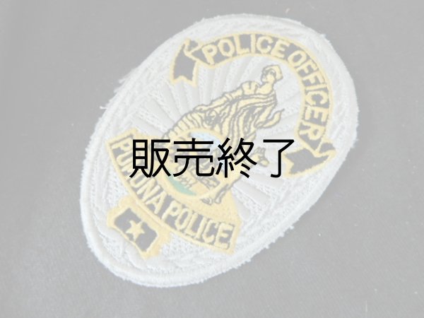 画像1: ポモナ市警察　バッジパッチ (1)