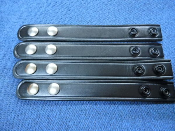 画像1: ロサンゼルス市警察新品ベルトキーパー4個ＳＥＴ新品  (1)
