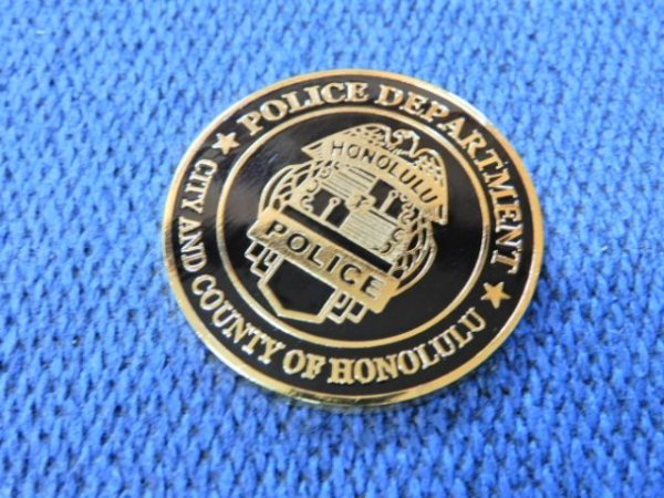 画像1: ホノルル市警察チャレンジコイン (1)