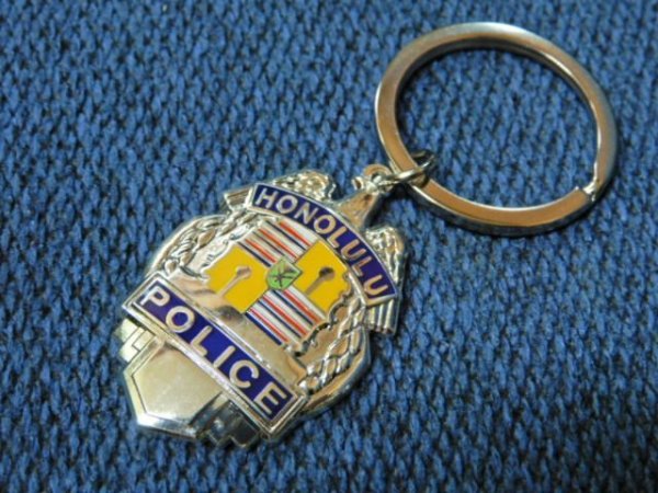 画像1: ホノルル市警察キーホルダー　オフィサー (1)