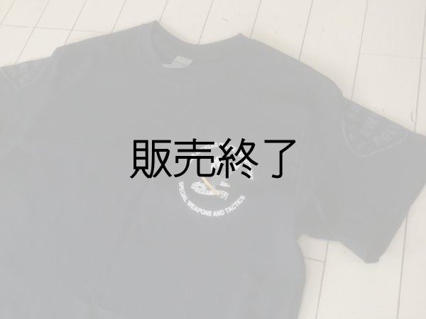 画像1: ロサンゼルス市警察ＳＷＡＴユニフォーム半袖 TシャツUS L 日本人XL (1)