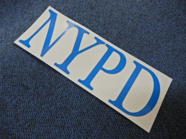 画像1: ニューヨーク市警察　カッティング　ステッカーNo2 (1)