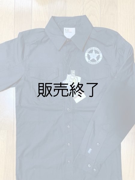 画像1: 連邦保安官　長袖　5.11タクティカルストライクシャツ US XSサイズ(日本人Sサイズ) (1)