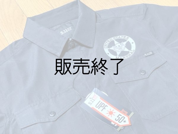 画像1: 連邦保安官　半袖　5.11タクティカルマークスマンシャツ US Ｓサイズ(日本人Ｍサイズ) (1)