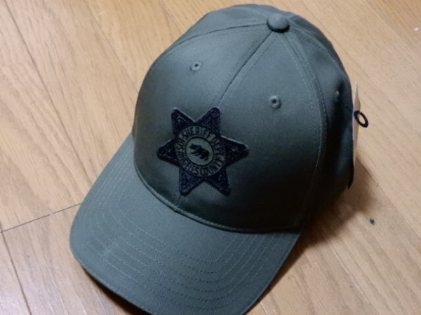 画像1: ロサンゼルスカウンティーシェリフ実物CAP グリーン 5.11製フリーサイズ (1)