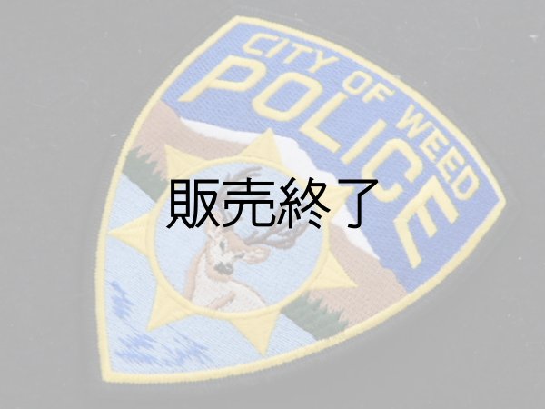 画像1: ウィード市警察ショルダーパッチ  (1)