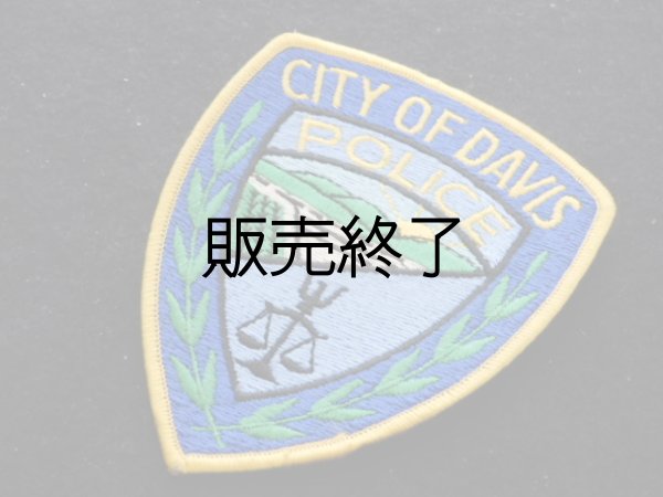 画像1: デイビス市警察ショルダーパッチ (1)