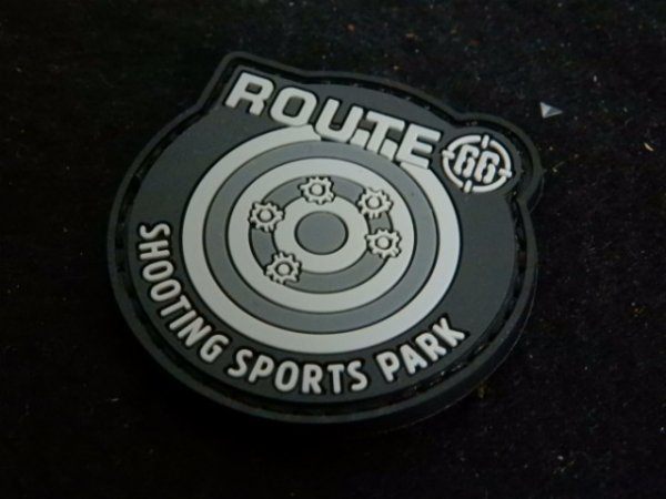 画像1: ルート６６シューティングレンジ　パッチ　ベルクロ仕様 (1)