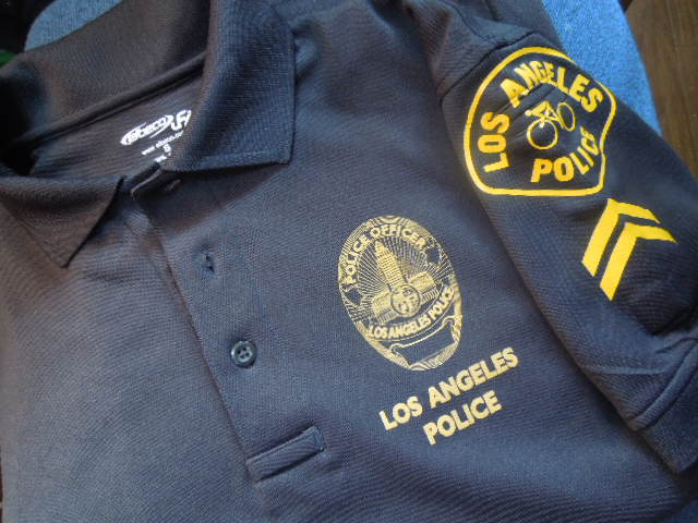LAPD ロサンゼルス市警 バイクパトロール インストラクターポロシャツ-