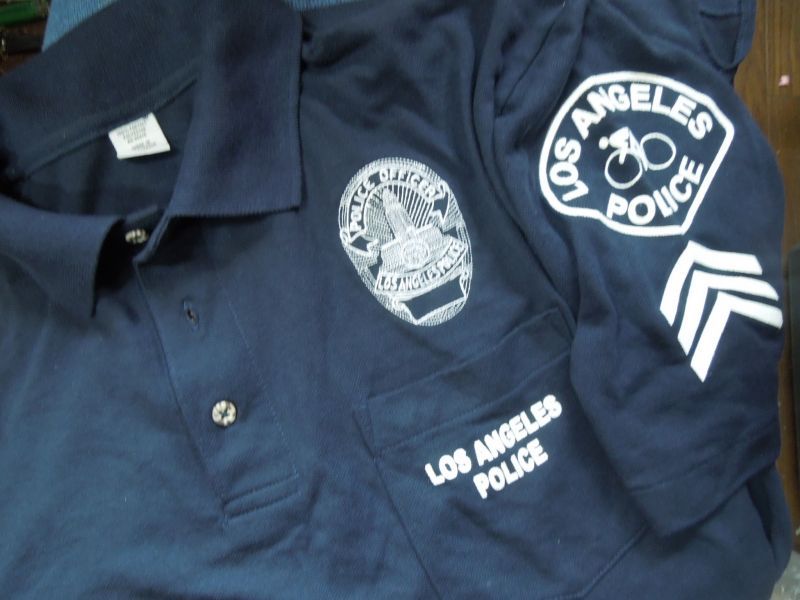 ロサンゼルス市警察バイクパトロールオフィシャルシャツ サージャント