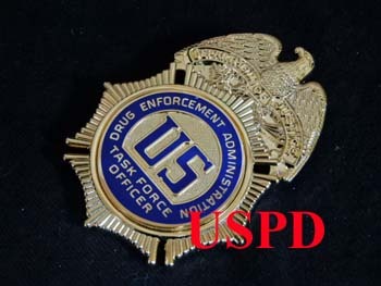 US麻薬取締局実物セカンドバッジ タスクフォースオフィサー - USPD GEAR